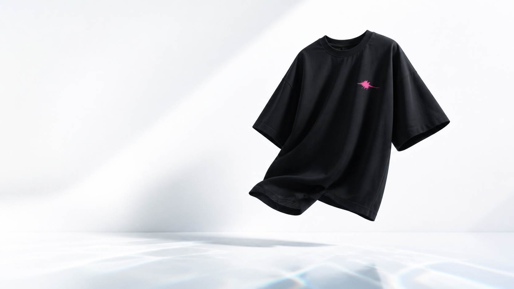 BUYBIAS black oversized T-shirt